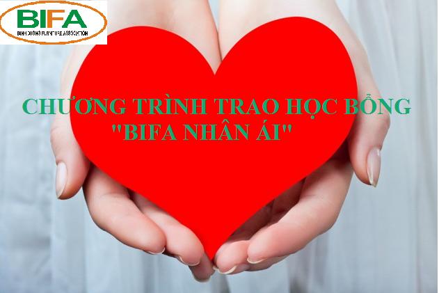 CHƯƠNG TRÌNH TRAO HỌC BỔNG BIFA NHÂN ÁI