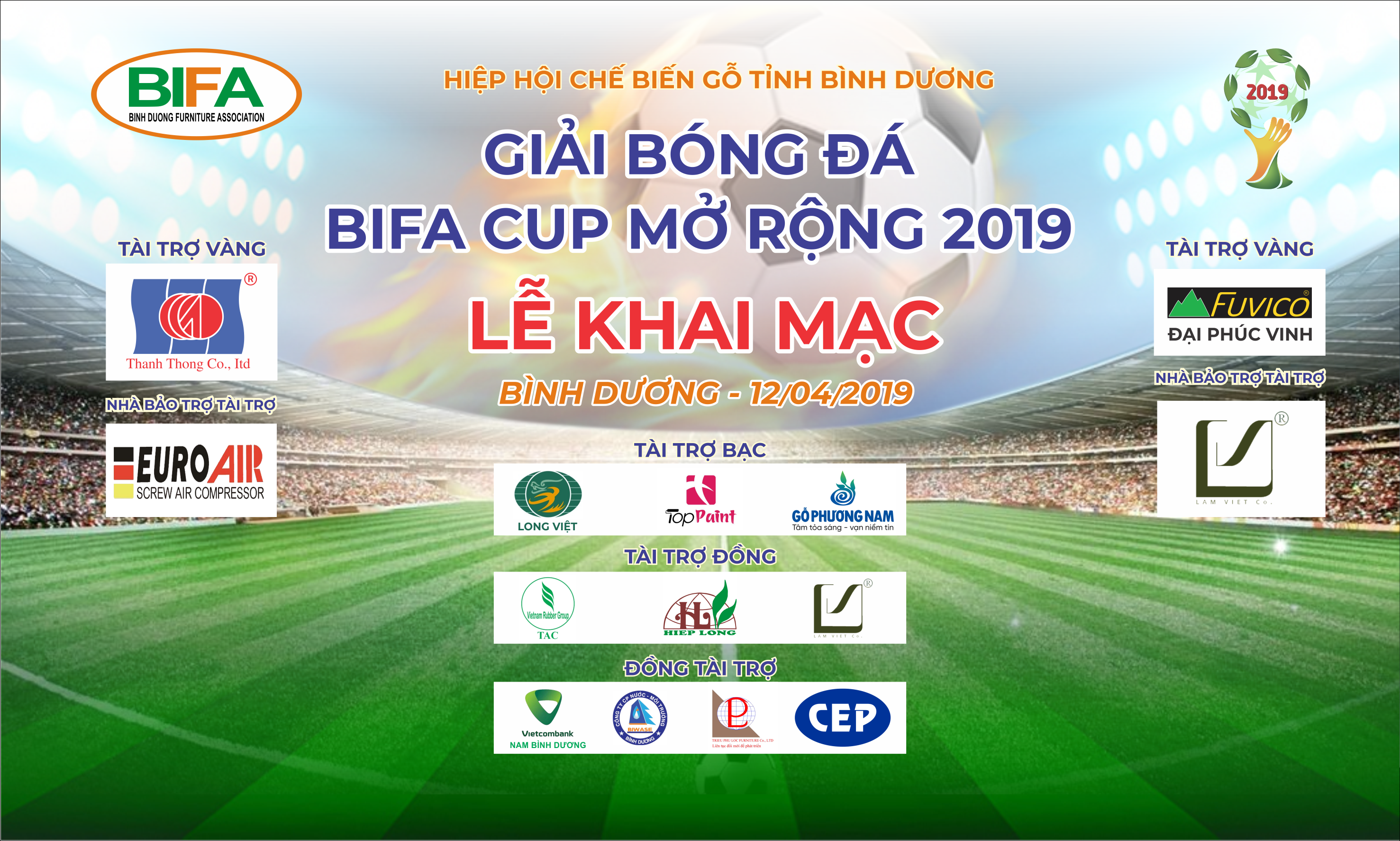 Giải Bóng Đá BIFA Cup Mở Rộng 2019