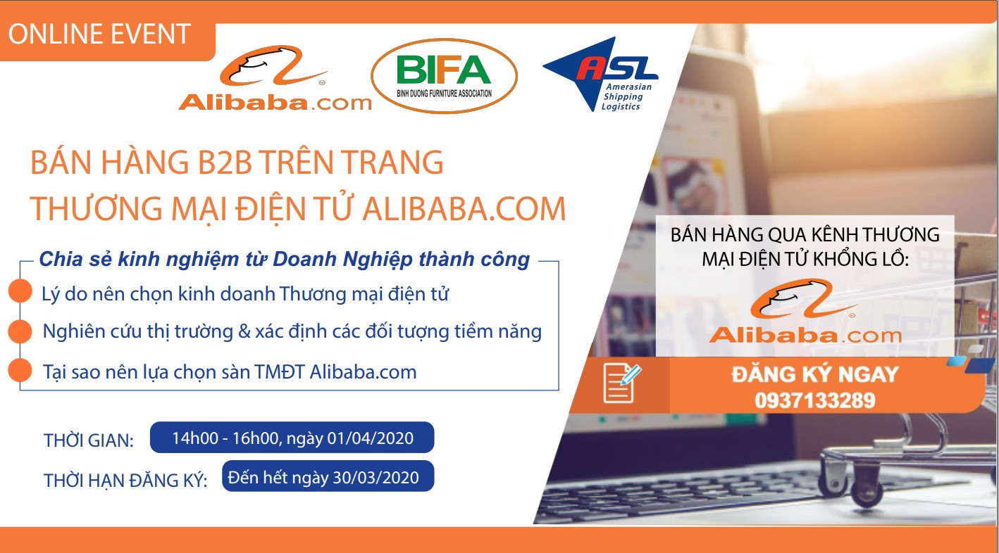 Hội Thảo: Bán Hàng B2B Trên Trang Thương Mại Điện Tử Alibaba.com