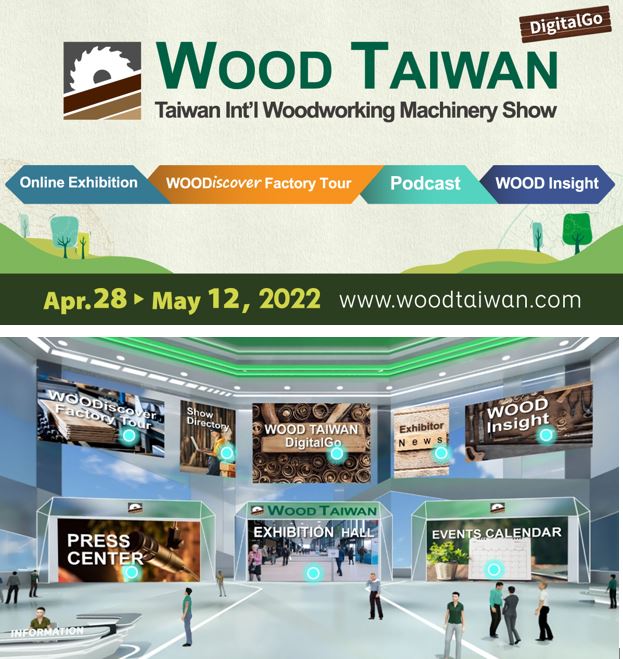 Hơn 4.000 khách đã có mặt tham quan triển lãm trực tuyến WOOD TAIWAN 2022