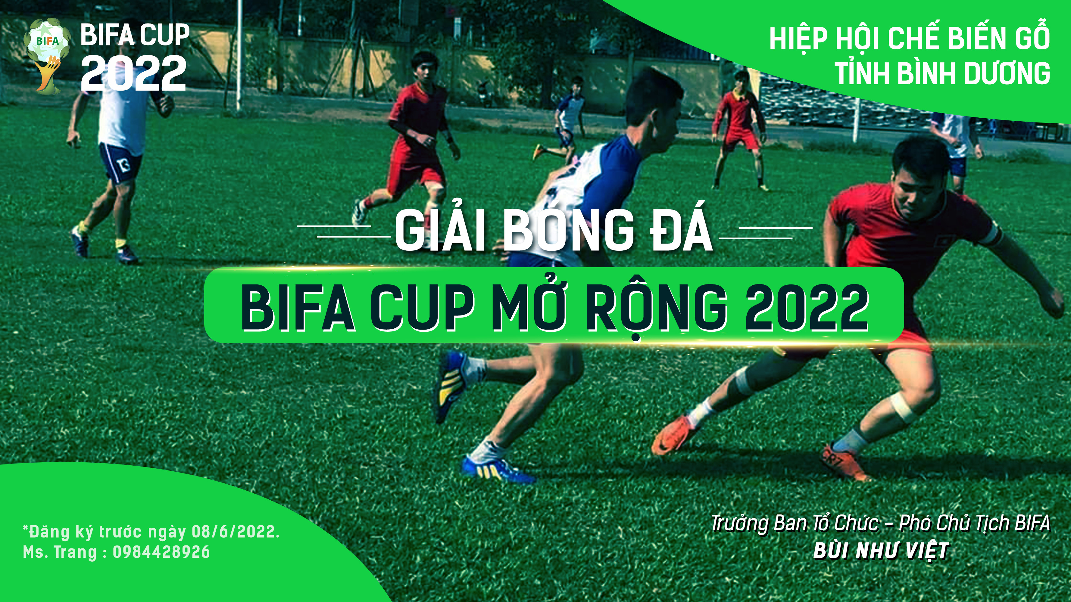 GIẢI BÓNG ĐÁ BIFA CUP MỞ RỘNG 2022