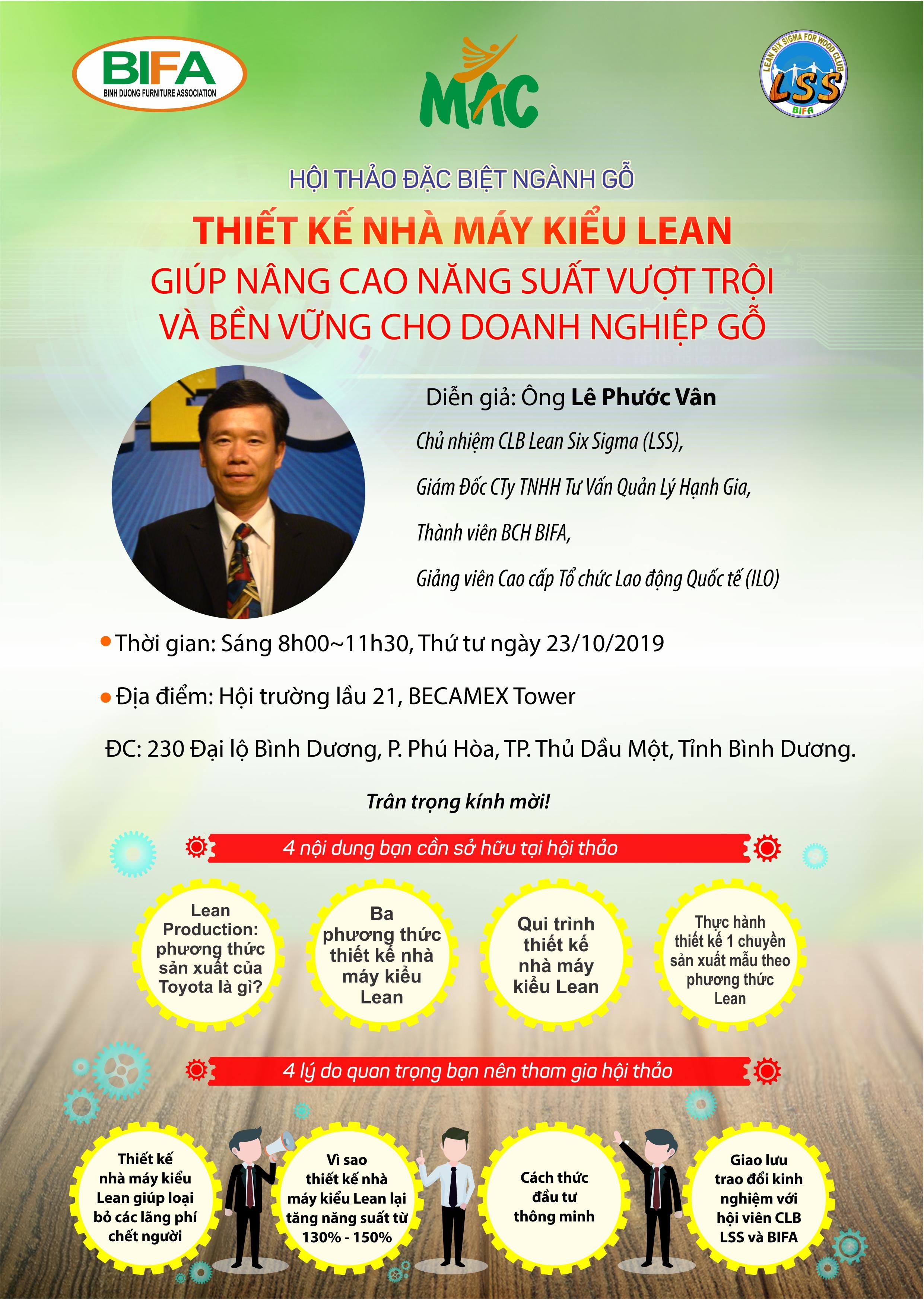 HỘI THẢO THIẾT KẾ NHÀ MÁY KIỂU LEAN