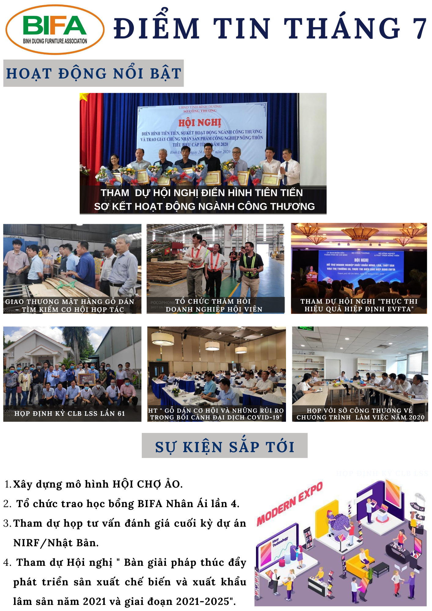 ĐIỂM TIN HOẠT ĐỘNG BIFA THÁNG 7/2020