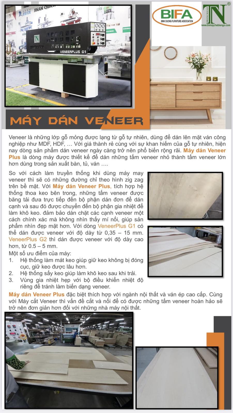 BẢN TIN CÔNG NGHỆ: MÁY DÁN VENEER