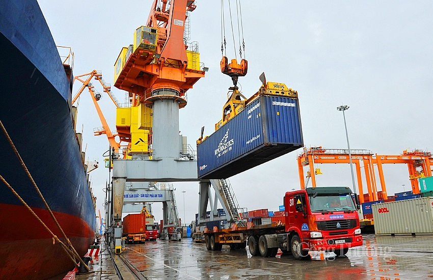 Xuất nhập khẩu tăng trưởng kỷ lục trong 10 năm