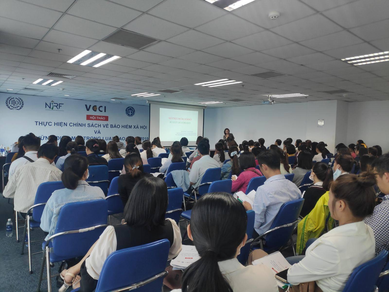 HỘI THẢO: THỰC HIỆN CHÍNH SÁCH VỀ BẢO HIỂM VÀ NHỮNG ĐIỂM MỚI TRONG LUẬT LAO ĐỘNG 2019