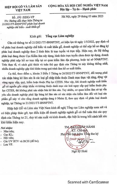 HƯỚNG DẪN THỰC HIỆN THÔNG TƯ 21/2021/TT-BNNPTNT PHÂN LOẠI DOANH NGHIỆP CHẾ BIẾN - XUẤT KHẨU GỖ