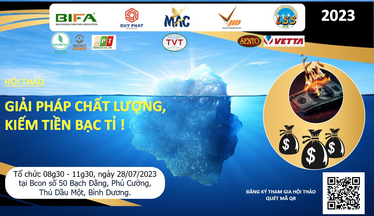 THƯ MỜI THAM DỰ HỘI THẢO “GIẢI PHÁP CHẤT LƯỢNG, KIẾM TIỀN BẠC TỈ”
