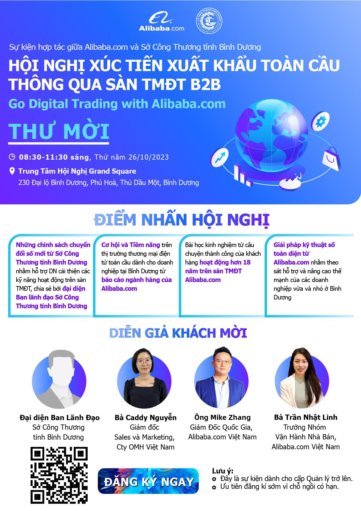 [HỖ TRỢ TRUYỀN THÔNG] THƯ MỜI THAM DỰ "HỘI NGHỊ XÚC TIẾN XUẤT KHẨU TOÀN CẦU THÔNG QUA SÀN TMĐT B2B"