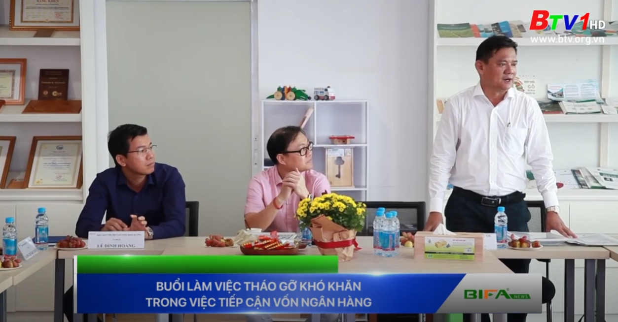 [BẢN TIN BIFA] TIN VỀ "BUỔI LÀM VIỆC THÁO GỠ KHÓ KHĂN TRONG VIỆC TIẾP CẬN VỐN NGÂN HÀNG"