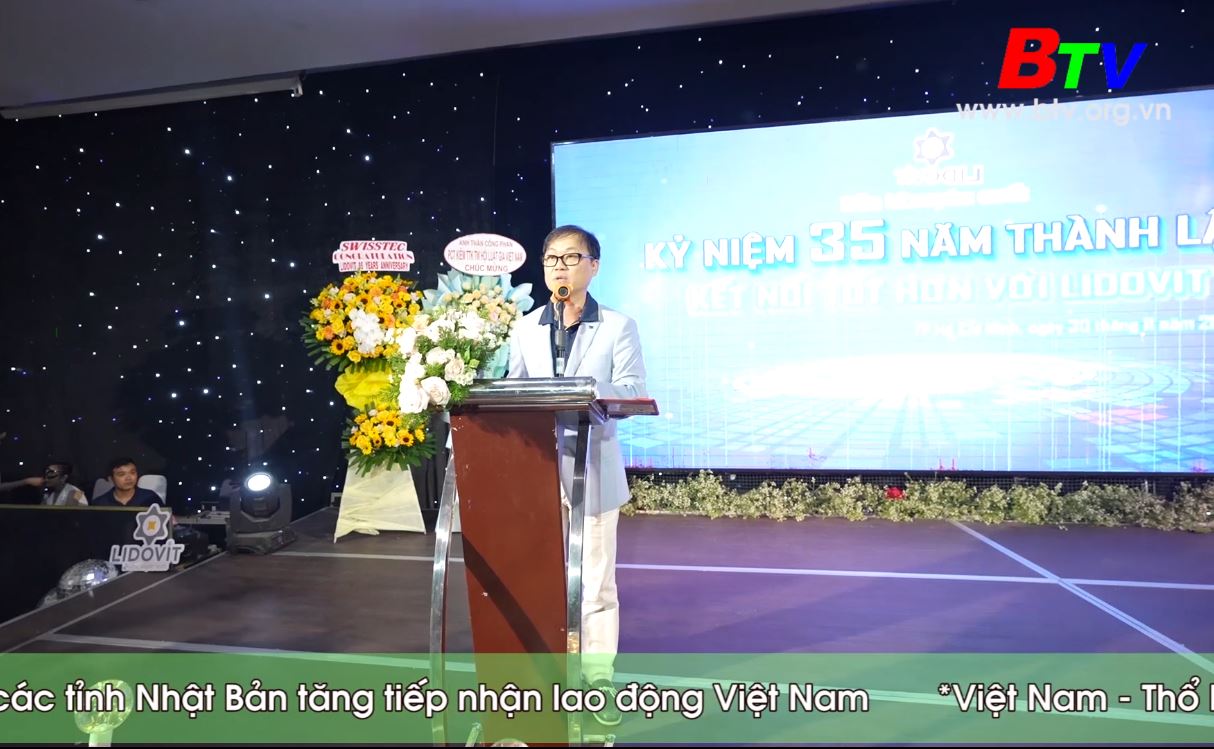 [BẢN TIN BIFA] TIN "CÔNG TY CỔ PHẦN LIDOVIT KỶ NIỆM 35 NĂM THÀNH LẬP"