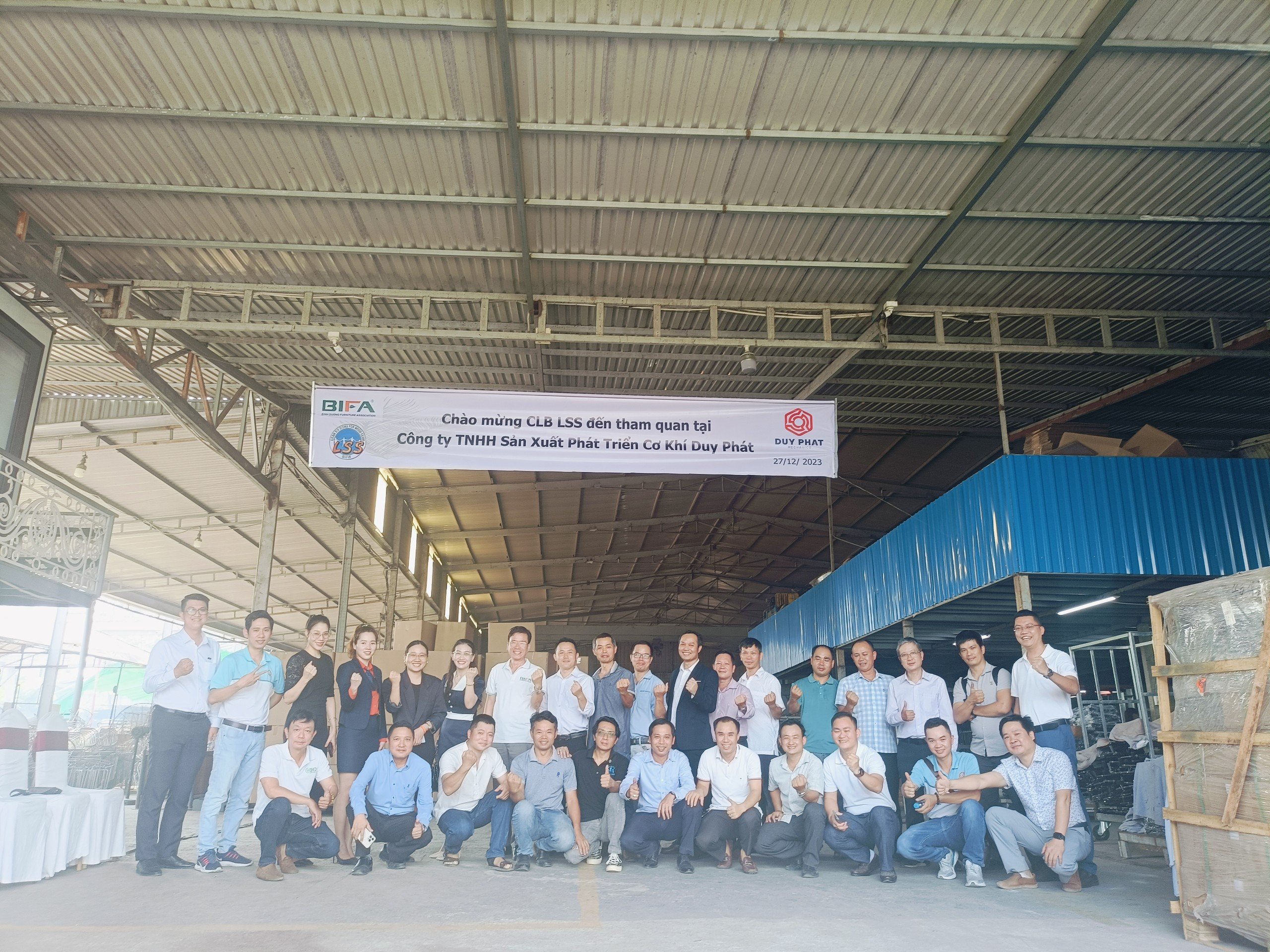 HỌP MẶT ĐỊNH KỲ LẦN THỨ 90 CỦA CLB LSS TẠI CÔNG TY TNHH SẢN XUẤT PHÁT TRIỂN CƠ KHÍ DUY PHÁT