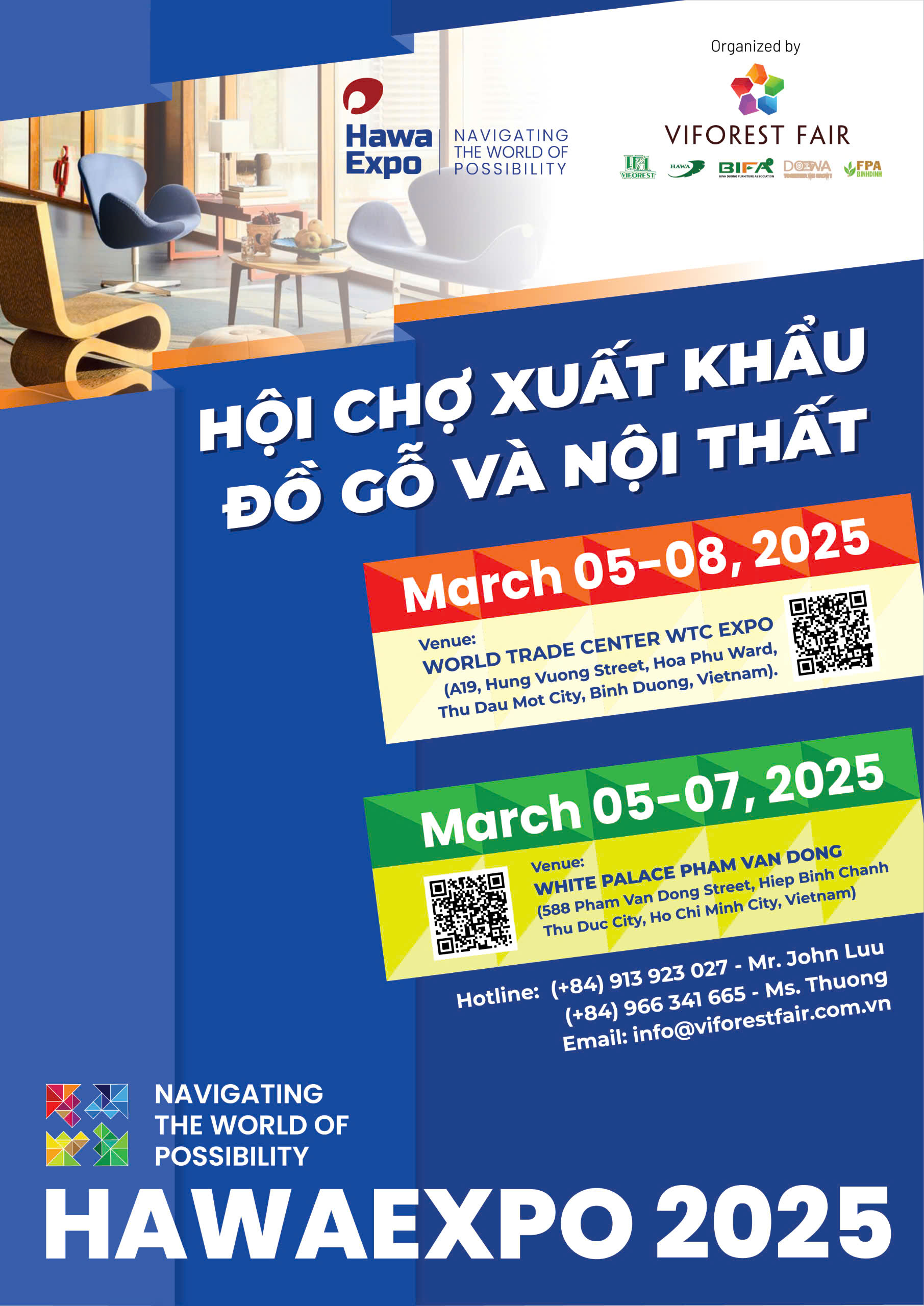 💥HỘI CHỢ XUẤT KHẨU ĐỒ GỖ & NỘI THẤT HAWA EXPO 2025💥
